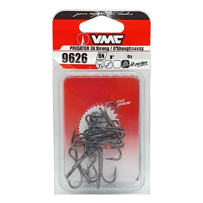 Garatéia VMC 9626BN Predator 3x tamanho 01 Pacote com 10 unidades