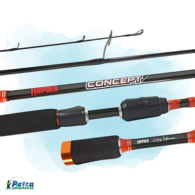 Vara para molinete Rapala Concept 5'6" (1,68m) 14 Lbs 11RACON56SML