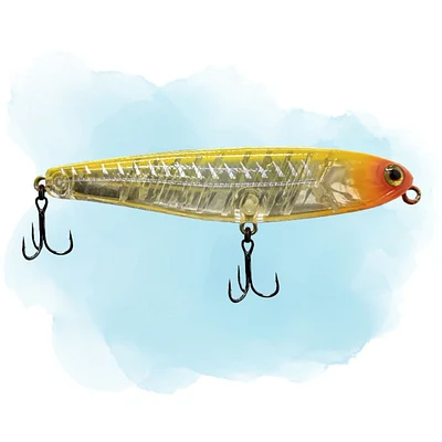 Isca Artificial Jackall Bros Bonnie 85 Orange Clear  8,7 g