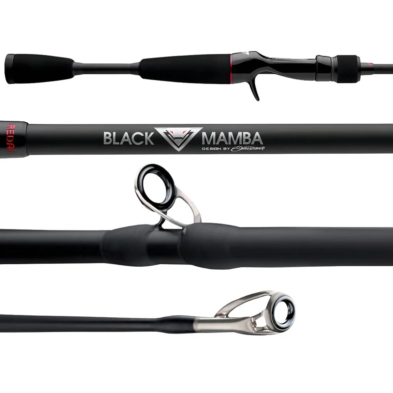 Vara para carretilha Redai Black Mamba Second Generation 6'0" (1,83m) 25 Lbs BM2PS 2560