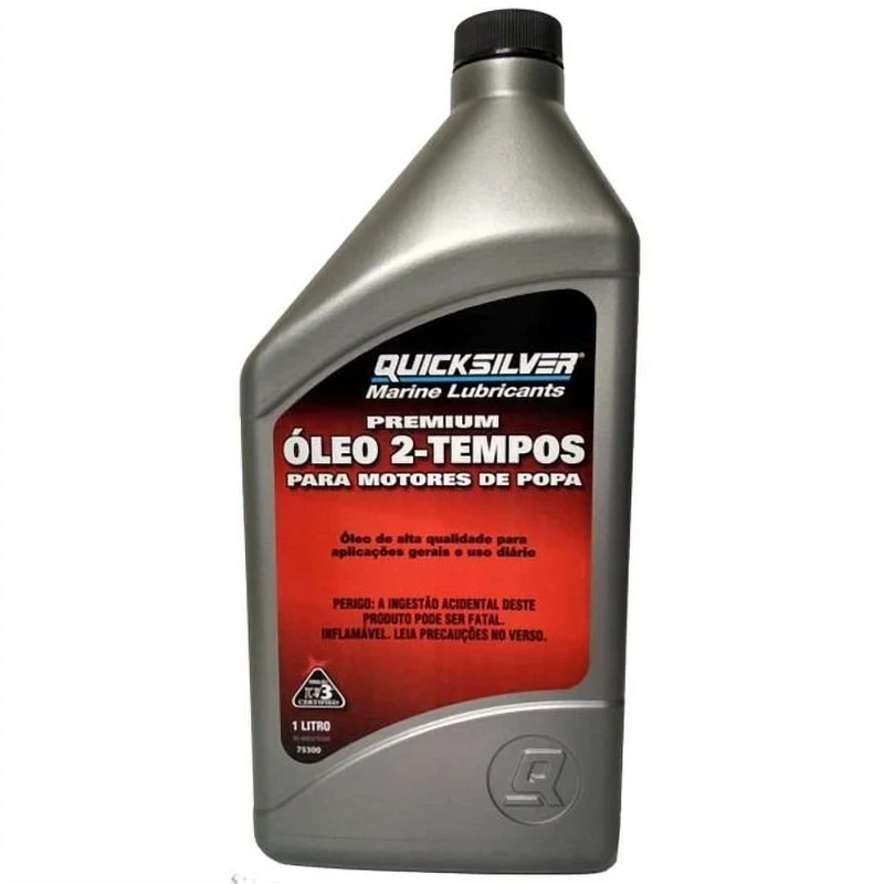 Óleo Náutico 2t Mercury Quicksilver TCW3 Premium 1L