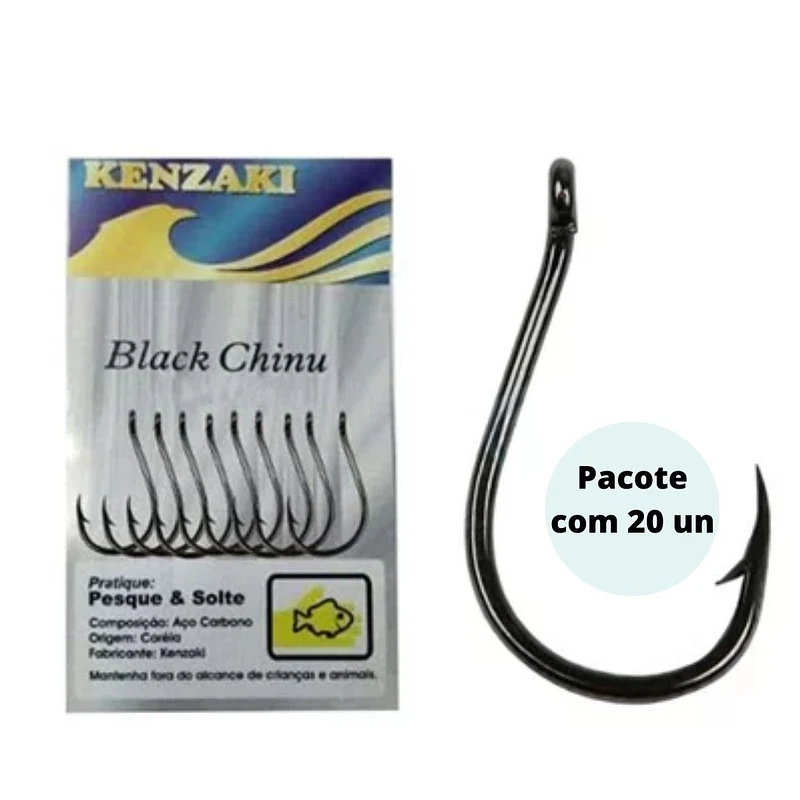 Anzol Kenzaki Black Chinu