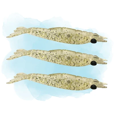 Isca Artificial Monster 3X Camarão X-Real 10cm